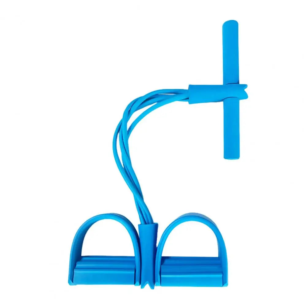 4/6-Tube Pedal Puller Resistance Band with Handle Multifunction Elastic Yoga Sit-Up Pull Rope Men Women Pedal Tensioner Exercise