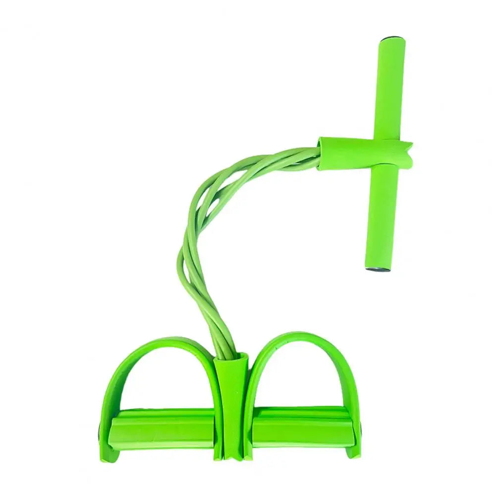 4/6-Tube Pedal Puller Resistance Band with Handle Multifunction Elastic Yoga Sit-Up Pull Rope Men Women Pedal Tensioner Exercise